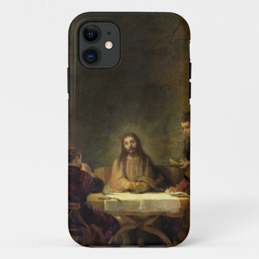 Das Abendessen bei Emmaus, 1648 (Öl auf Platte) Case-Mate iPhone Hülle (Rückseite)