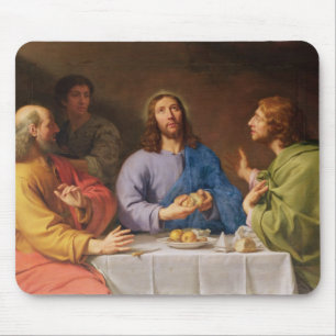 Das Abendessen bei Emmaus Mousepad