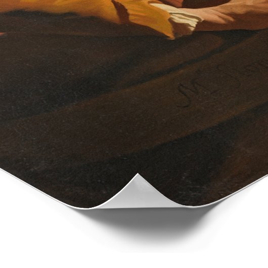 "Das Abendessen bei Emmaus" Poster (Ecke)