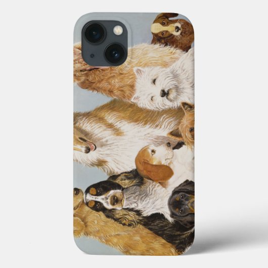 Das Abendessen der Hunde Case-Mate iPhone Hülle (Rückseite)