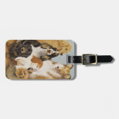Das Abendessen der Hunde Gepäckanhänger (Vorderseite horizontal)