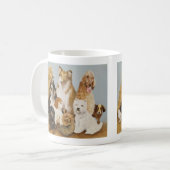 Das Abendessen der Hunde Kaffeetasse (Vorderseite Links)