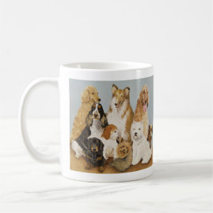 Das Abendessen der Hunde Kaffeetasse
