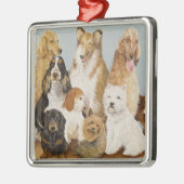 Das Abendessen der Hunde Ornament Aus Metall (Links)