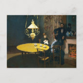 Das Abendessen, ein Innen-Claude Monet Postkarte (Vorderseite)