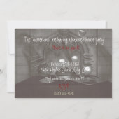 Das Abendessen HALLOWEEN Einladung (Rückseite)