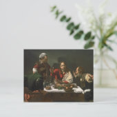 Das Abendessen im Emmaus, 1601 2 Postkarte (Stehend Vorderseite)