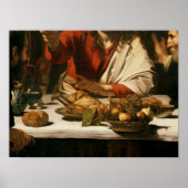 Das Abendessen im Emmaus, 1601 Poster (Vorne)