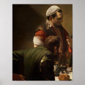 Das Abendessen im Emmaus, 1601 Poster (Vorne)