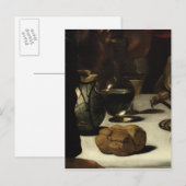 Das Abendessen im Emmaus, 1601 Postkarte (Vorne/Hinten)