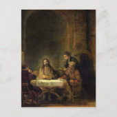Das Abendessen im Emmaus, 1648 Postkarte (Vorderseite)