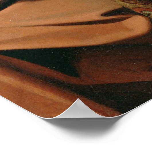 Das Abendessen im Emmaus Poster (Ecke)