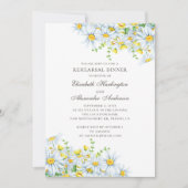 Das Abendessen in der Probe mit Aquarellfarben. Ch Einladung (Vorderseite)