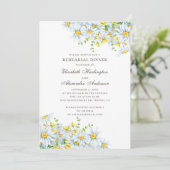 Das Abendessen in der Probe mit Aquarellfarben. Ch Einladung (Stehend Vorderseite)