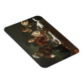 Das Abendessen in Emmaus, 1601 (Öl und Tempera) Magnet (Rechte Seite)