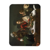 Das Abendessen in Emmaus, 1601 (Öl und Tempera) Magnet (Vertikal)