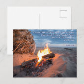 Das Abendessen ist vom Herrn bereit Postkarte (Vorne/Hinten)