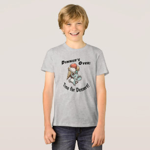 Das Abendessen ist vorbei. Zeit für Nachtisch Tri-Blend Shirt