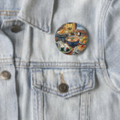 Das Abendessen meiner Nachbarin Button (Beispiel)