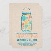 Das Abendessen mit der Probe eines Wassermassons l Einladung (Vorne/Hinten)