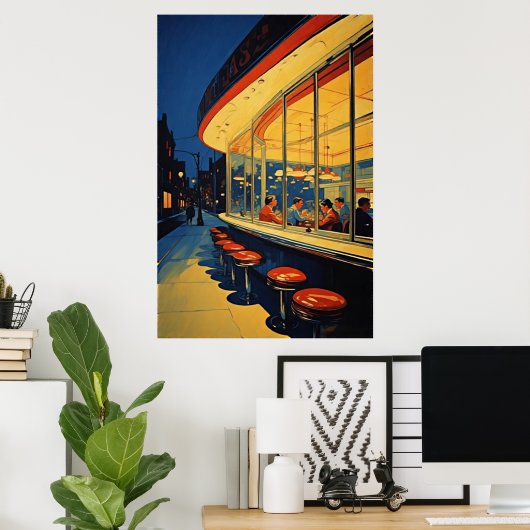 Das Abendessen Poster (Heimbüro)