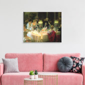 Das Abendessen von 1913 Leinwanddruck (Insitu (Wohnzimmer))