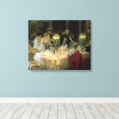 Das Abendessen von 1913 Leinwanddruck (Insitu (Holzboden))