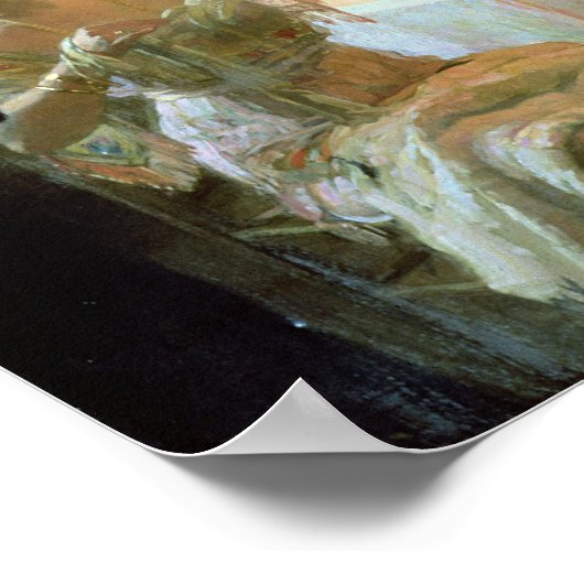 Das Abendessen von 1913 Poster (Ecke)