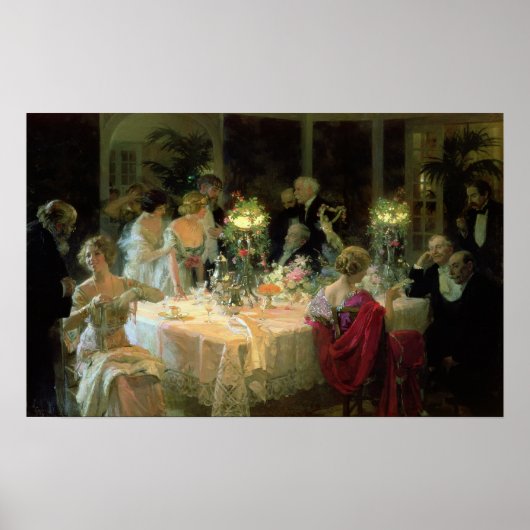 Das Abendessen von 1913 Poster (Vorne)