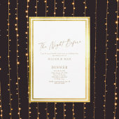 Das Abendessen vor dem Hochzeitsessen der Probe Einladung