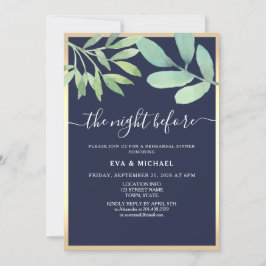 Das Abendessen vor der blauen Probe Einladung