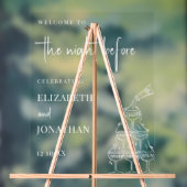 Das Abendessen vor der Champagner-Probe Acrylschild (Neutral)