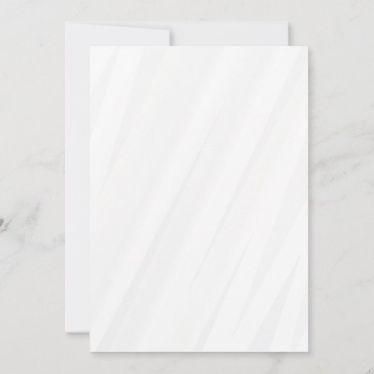 Das Abendessen vor der Hochzeit mit Probe Einladung (Rückseite)