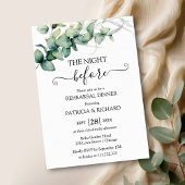 Das Abendessen vor der Probe Einladung