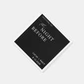 Das Abendessen vor der Probe ist nach Maß Serviette (Ecke)