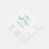 Das Abendessen vor der Probe ist nach Maß Serviette (Ecke)