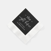 Das Abendessen vor der Probe ist nach Maß Serviette (Ecke)