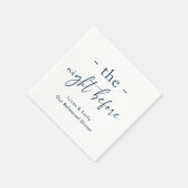 Das Abendessen vor der Probe ist nach Maß Serviette (Ecke)