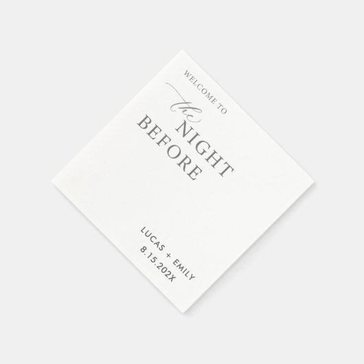 Das Abendessen vor der Probe ist nach Maß Serviette (Ecke)