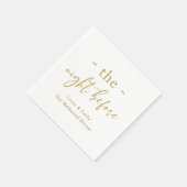 Das Abendessen vor der Probe ist nach Maß Serviette (Ecke)