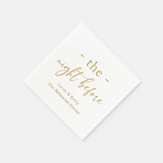 Das Abendessen vor der Probe ist nach Maß Serviette (Ecke)