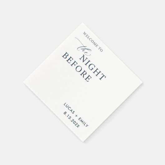 Das Abendessen vor der Probe ist nach Maß Serviette (Ecke)