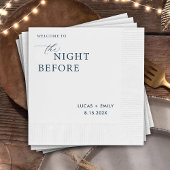 Das Abendessen vor der Probe ist nach Maß Serviette