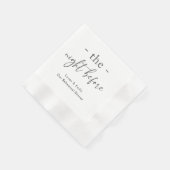 Das Abendessen vor der Probe ist nach Maß Serviette (Ecke)