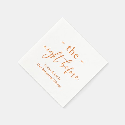 Das Abendessen vor der Probe ist nach Maß Serviette (Ecke)