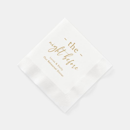 Das Abendessen vor der Probe ist nach Maß Serviette (Ecke)