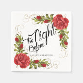 Das Abendessen vor der Probe Serviette (Vorderseite)