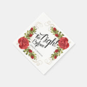 Das Abendessen vor der Probe Serviette (Ecke)