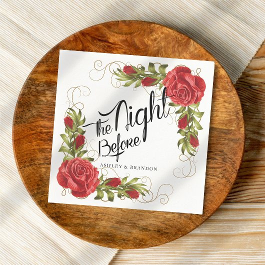 Das Abendessen vor der Probe Serviette