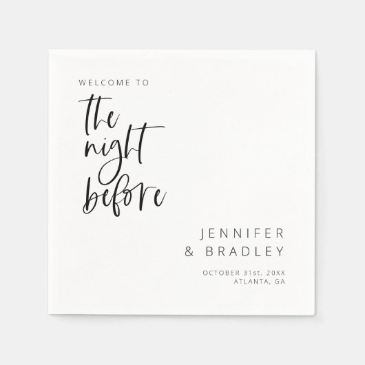 Das Abendessen vor der Probe Serviette (Vorderseite)